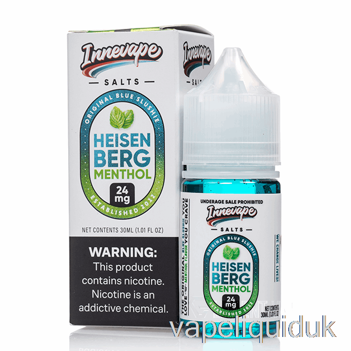 Heisenberg Menthol SALTS - Innevape E-Liquids - 30mL 24mg Vape Juice